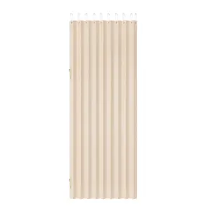 VEVOR Accordion Door, 47 x 78 inch, Blackout Fabric Folding Magnetic Door Curtain, with Hanging Hooks, Interior Room Divider for Doorways, Closets, Bedrooms, Bathrooms, Living Rooms, Beige, 1 Panel, Window Curtain