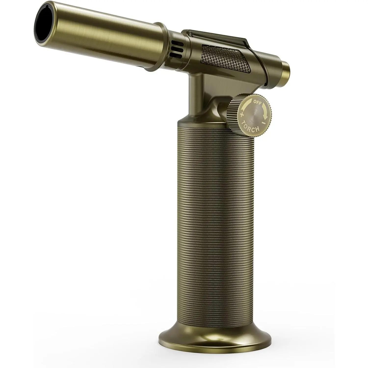 Butane Torch,Professional Metal Micro Torch, Waterproof and Windproof Blow Torch, Refillable & Adjustable Torch Lighter for Baking, Cooking, Welding (Butane Gas not Included)