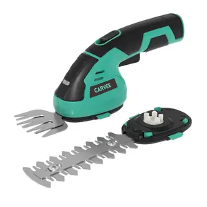 Versatile Wireless 2-in-1 Grass Shear & Shrub Trimmer - 7.2V Rechargeable Handheld Electric Hedge Cutter - Type-C Charging - Lightweight, Portable, Easy to Use