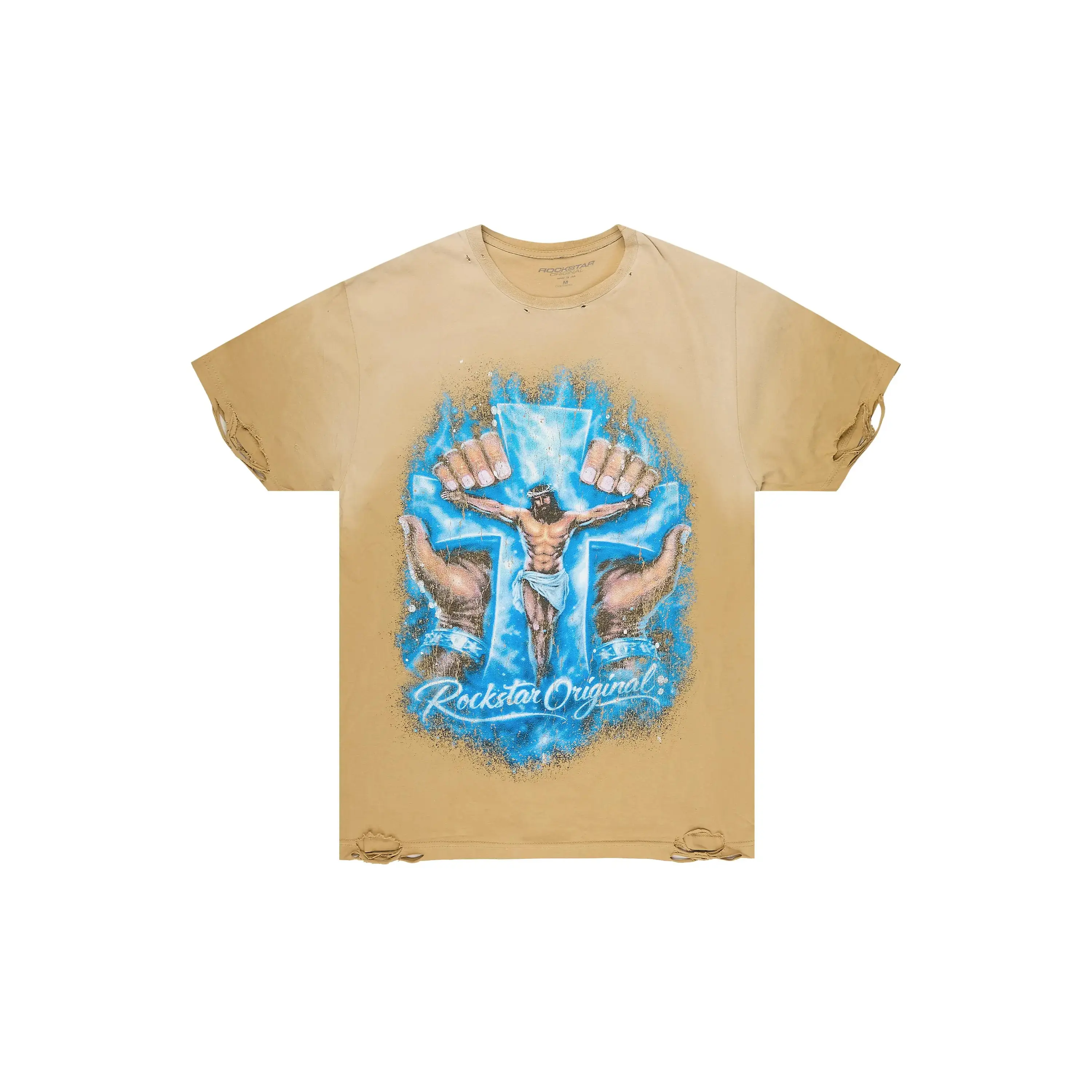 Cee Beige Oversized Graphic T-Shirt