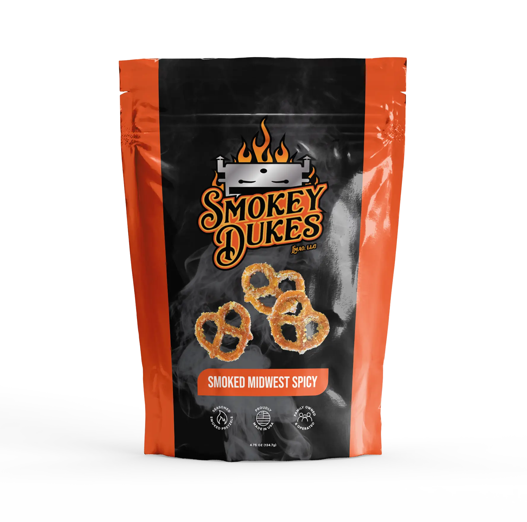 Smoked Midwest Spicy Pretzels