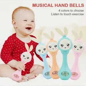 Baby Music Sensory Teether Rattle Toy Play for Child 0-12 Education Mobile Cot Kids Bed Bell Newborn Stroller Crib Infant Pacifier Weep Tear