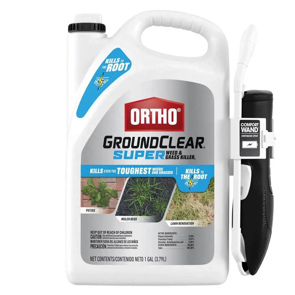 GroundClear Super Weed and Grass Killer1, 1 gal. Spray Ready-to-Use Weed Killer with Comfort Wand