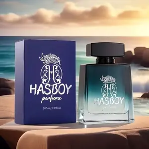 HASBOY 100 ML/3.38 Oz Luxury Men's Cologne, Pepper, Bergamot, Jasmine, Woody Spicy Fragrance, Unleash Masculinity And Self-confidence, Body Essential Oil, 6 Hours Long-lasting, Ideal Gift For Him Perfumes