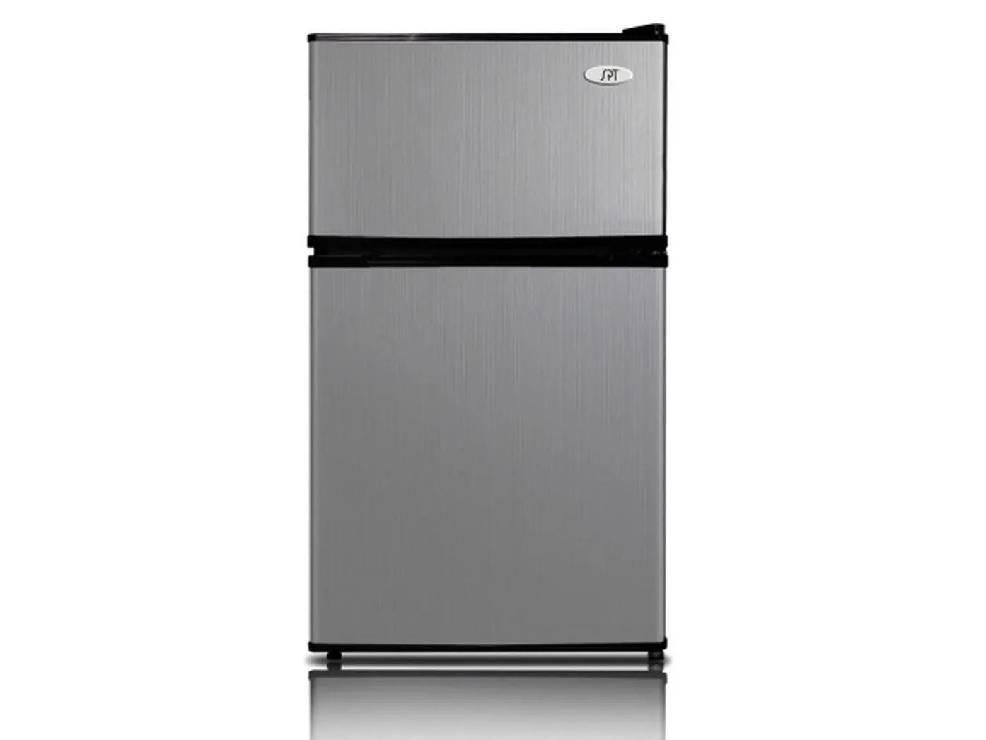 SUNPENTOWN Double Door Refrigerator - Stainless Steel - Energy Star