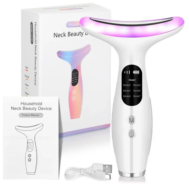 HY93 Beauty Neck Instrument, Effective Solution, Enhances Skin Tone, Reduces Fine Lines, Ideal for Home Use, Perfect Gift for Women
