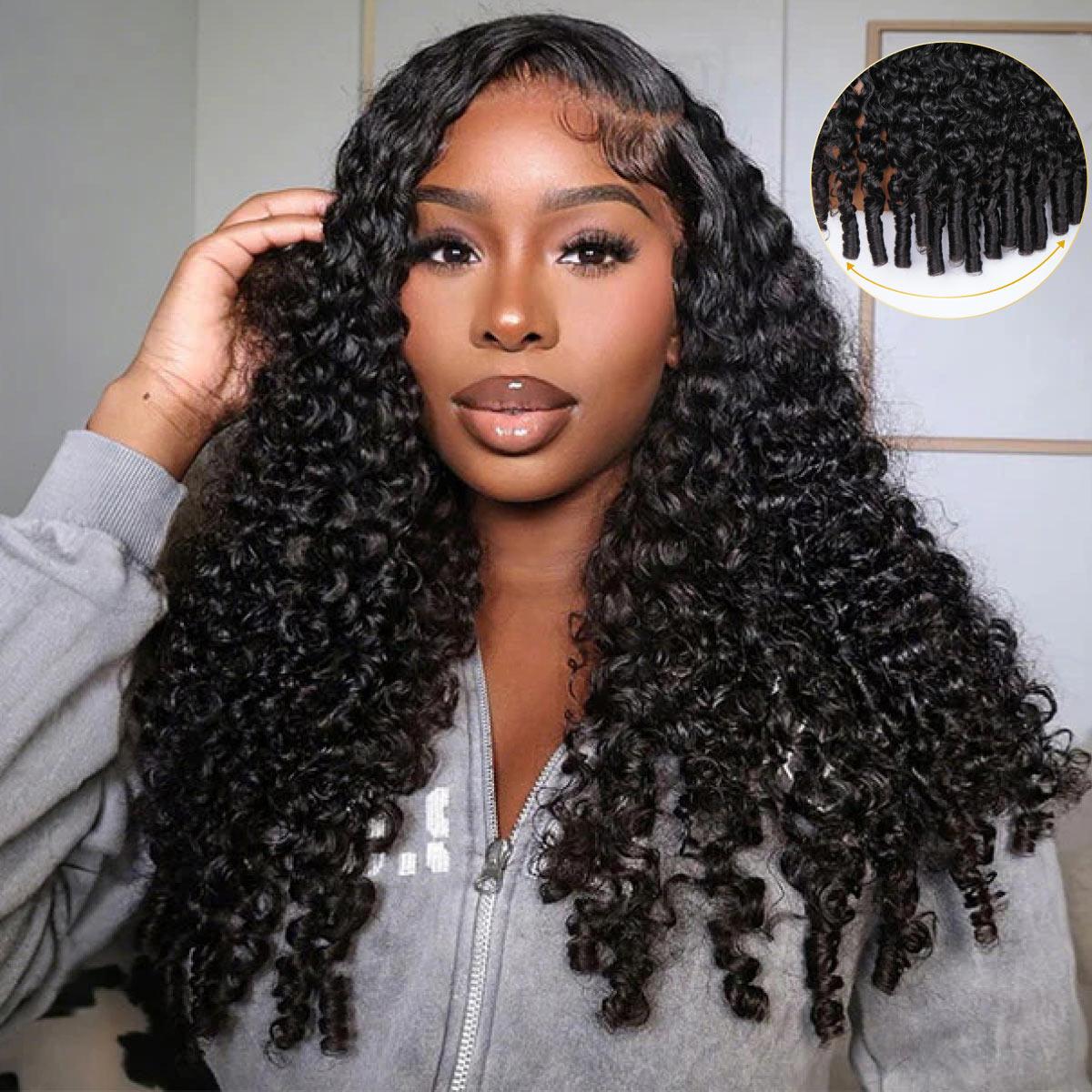 [NEW IN] OQ HAIR 13x6 Glueless Lace Frontal Wig Pre Everything Ear To Ear Burmese Curly Drawstring Wig Bleached Tiny Knots Beginner Friendly