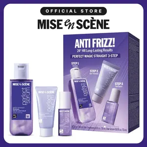 [Auction Live Exclusive] Perfect Anti-frizz Serum Starter Kit | Mise En Scène | Trial-Size Hair Serum+Shampoo+Treatment