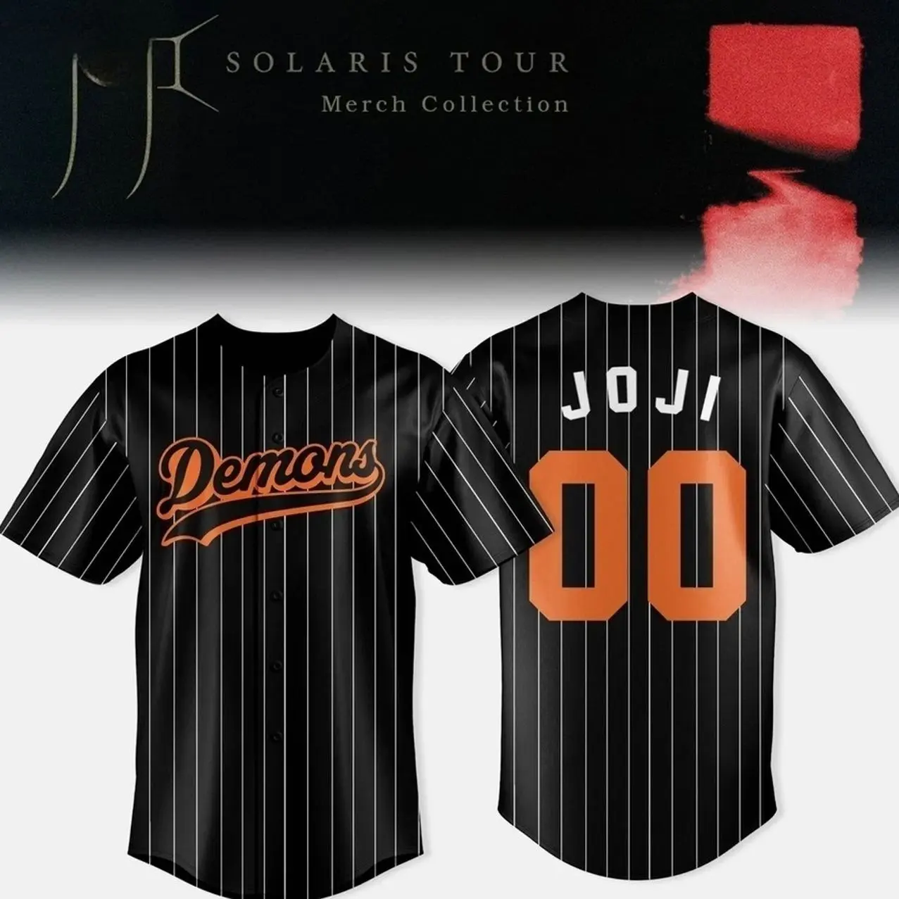 JOJI Solaris Tour 2026 Baseball Jersey 14L