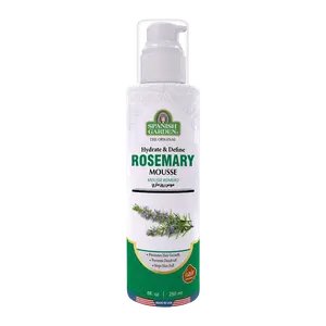Rosemary Hair Mousse for Hair Growth, Volume Boost, Frizz Control - Lightweight Haircare Styling Foam, Curl Defining Mousse with Natural Botanical Extracts, Gel Alternative