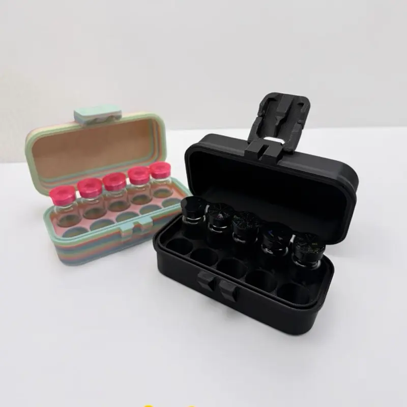 3mL Peptide Storage Latching Case- Fridge and Freezer Safe. Multiple Sizes and Colors Available