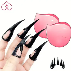 5 Piece Adult Finger Cuff Bear Claws Set, Challenge Toy for Training, Halloween Creepy Costume Accessory, Christmas Party Charm, Y2K Fashion Gift, Party Favor