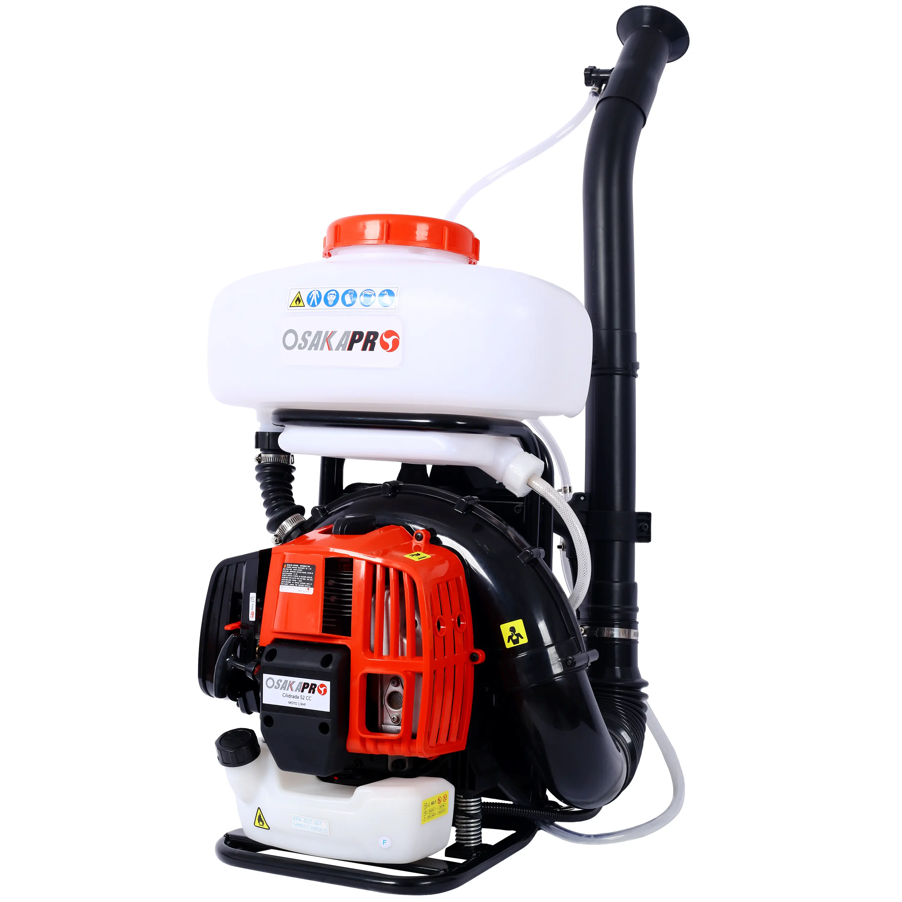 Hardware 51.7cc Mosquito fogger Mister Duster Mosquito Sprayer Backpack Sprayer Cold Fogger,Gasoline Powered Sprayer Blower Machine with 14L Tank for Garden Spraying,EPA Compliant