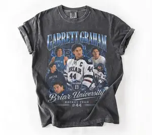 Garret Graham 44 Comfort Colors Shirt, Briar University Off-Campus Crewneck, Campus Hockey Gift, Hockey Romance Shirt, Bookisn Fan Sweatshirt