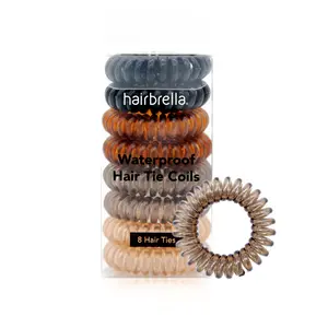 Waterproof Spiral Hair Ties Bundle