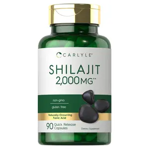 Carlyle Shilajit Capsules | 2000mg | 90 Count | Non-GMO and Gluten Free Supplement Carlyle Shilajit Capsules | 2000mg | 90 Count | Non-GMO and Gluten Free Supplement