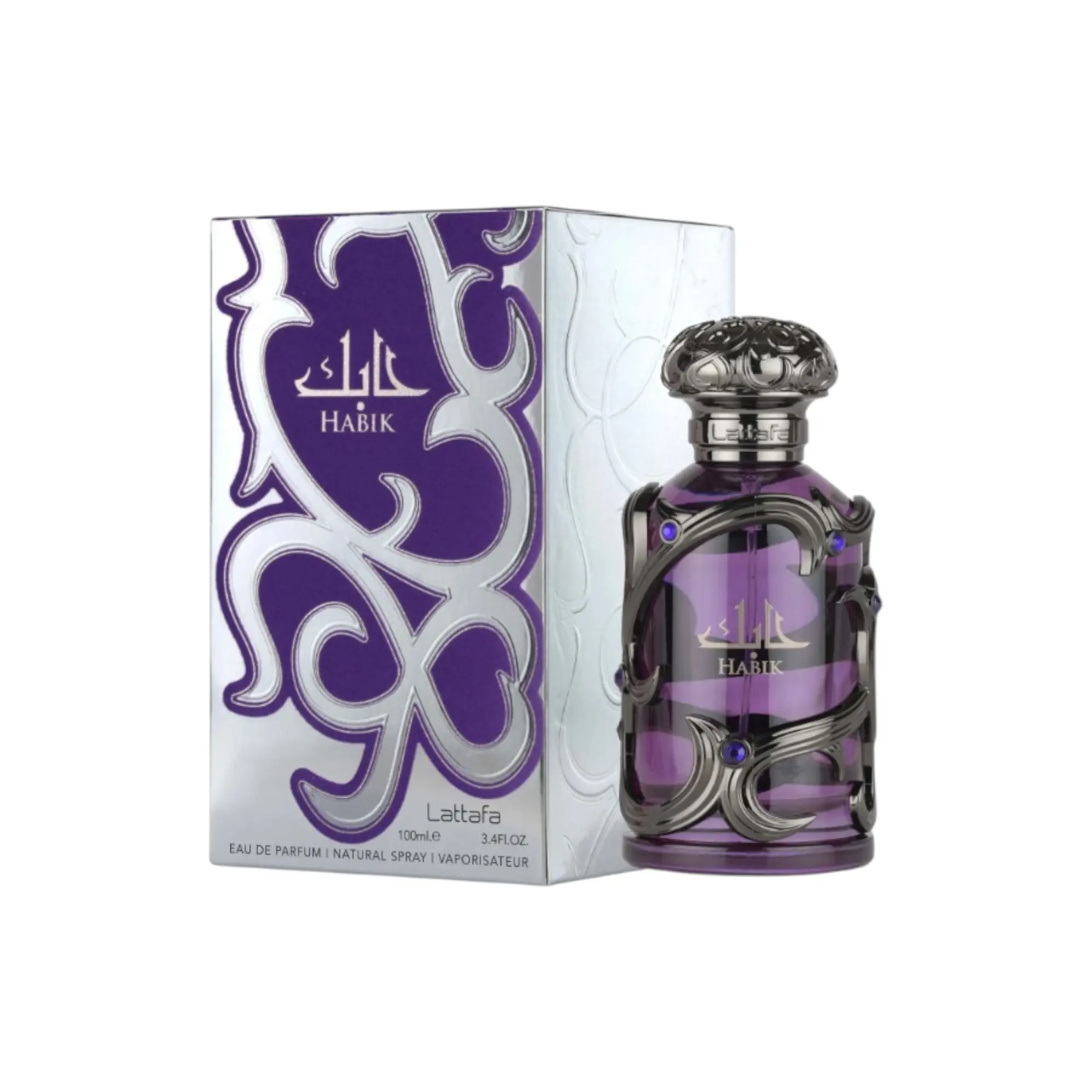 Lattafa | Habik | For Men | Men's Fragrance | 100 ML 3.4 OZ | Eau De Parfum | Warm - Spicy & Woody