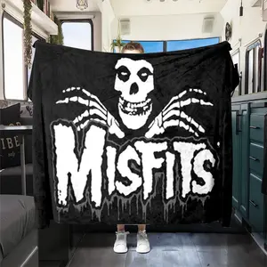 Misfits Band (1) Printed plush blankets are suitable for all seasons, soft and comfortable for sofas, mattresses, offices, outdoor use, camping, travel, and home use. Perfect for Black Friday