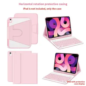 Foldable Wireless Keyboard Case for iPad 10th Gen 10.9 Inch, Stand Holder, Tablet Accessories, Hard Shell Protection Cover, Tablet Casing
