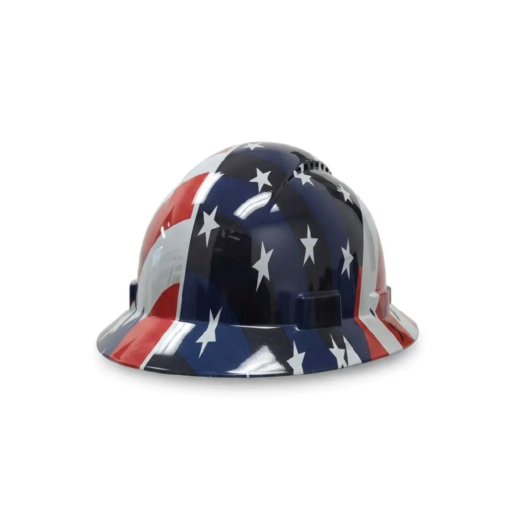 AmericanFlagg Full Brim Hydro Dipped Patriotic Outdoor Hat - Sports & Outdoor Accessory, Outdoor Hats, Patriotic Hat