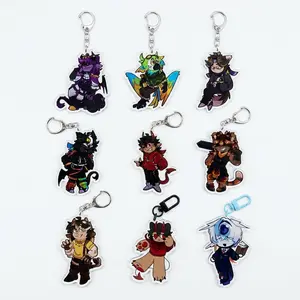 Unstable Universe MCYT Yt Translucent Acrylic Keychains, YT portable universe & lifesteal smp keychains