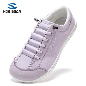 HOBIBEAR Barefoot Minimalist Shoes for Women & Men Zero Drop Wide Toe Box Canvas Slip-on Sneakers for Casual Training Running Walking Footwear Comfortable Black shoes  2026 shoes