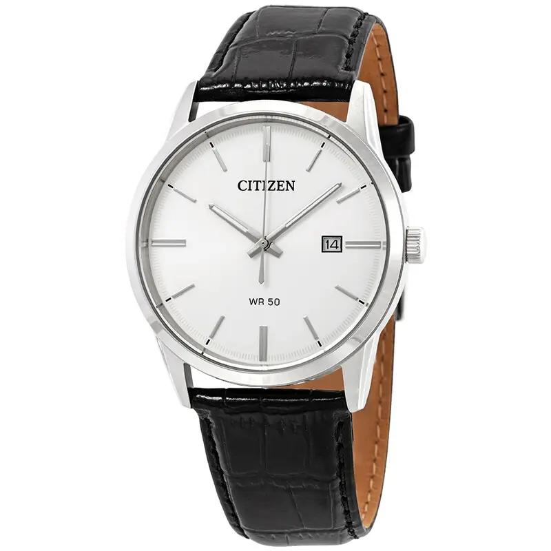 Citizen Leather Quartz Mens Watch BI5000-01A