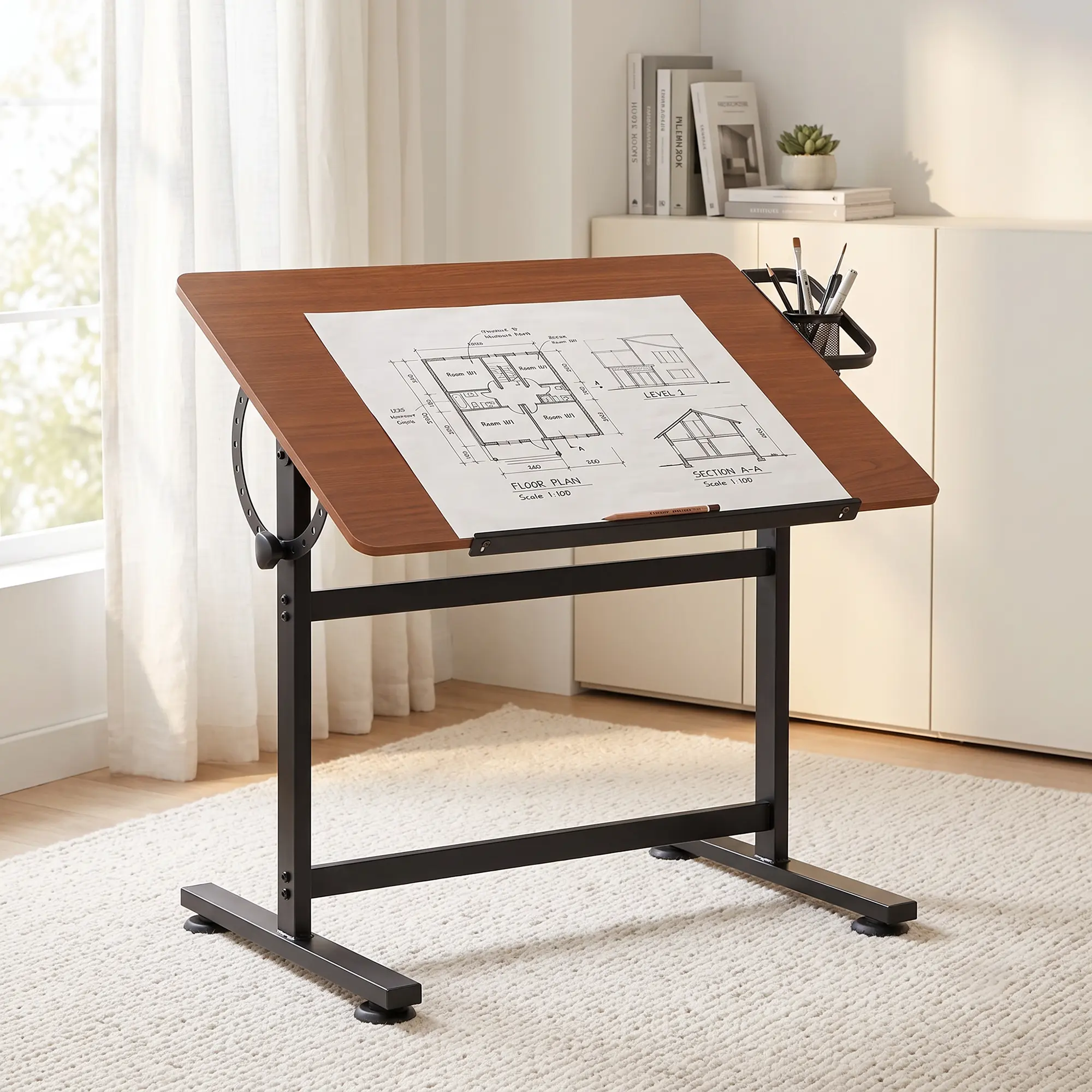 Segawe Drafting Table – Adjustable 0°–90° Tilt Drawing Desk & Art Desk for Adults – Portable Artist Table, Painting & Crafting Table, Architect Desk, Blueprint & Hobby Table