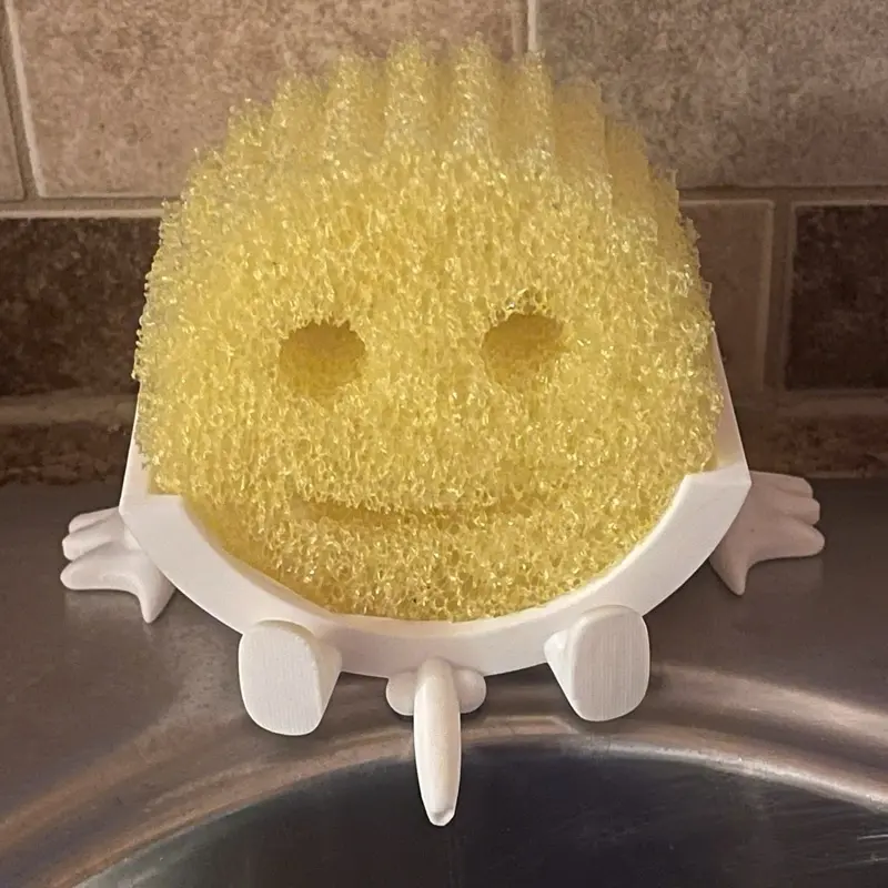 3D Printed Peeing Sponge Holder Gift Accessory