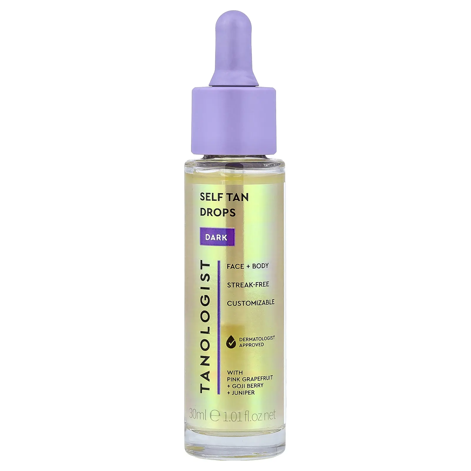 Tanologist Self Tan Drops, Dark, 1.01 fl oz (30 ml)