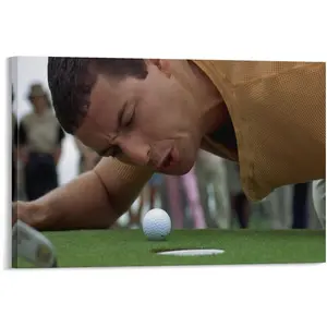 Happy Gilmore Comedy Movie Poster Canvas Art Print Wall Art for Bedroom Office Kitchen Decor Gift Artistic Ornaments
