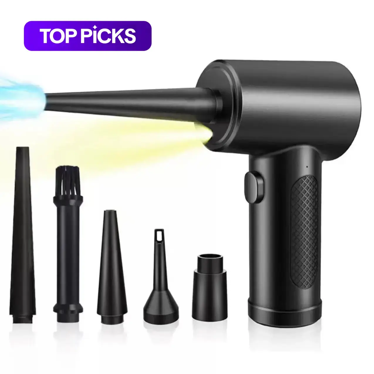 Portable Compressed Air Blower, Keyboard Cleaning Tool, Reusable Electric 51000RPM Cordless Air Cleaner, Cleaning Air Blower, Cordless Air Dust Collector for Electronic Device, Laptop Cleaner, Car Accessories, Stocking Fillers Gift