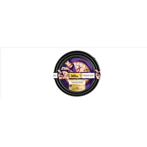 Wilton Nonstick Baking Sets - 6088723 3-Piece Black Gold Nonstick Steel Springform Pan Set