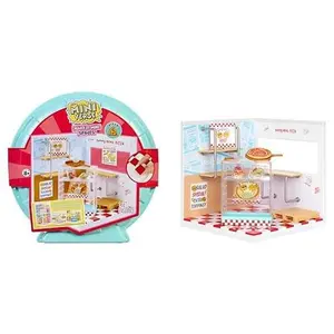 MGA's Miniverse Make It Mini Spaces Pizza Shop, Building Set, Customize, DIY Crafts, Rooms, Hobby, Collectors, Display, Gifts, 8+