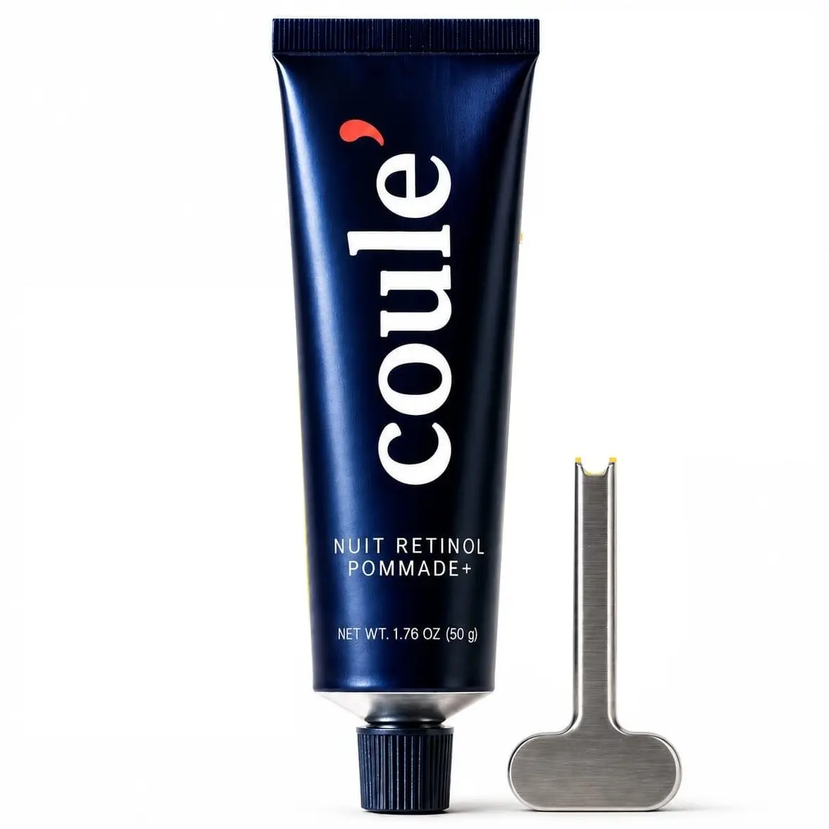 French Pharmacy 50g Dual Active Retinoid Facial Night Cream Pommade for Sensitive Skin with Metal Tube Turner by Coule'