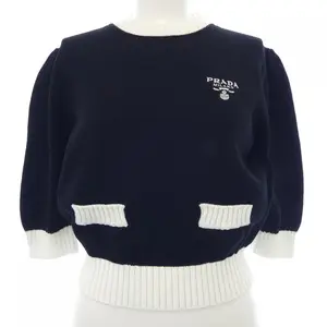 Pre-owned PRADA Cotton Small Leather Goods Sweater