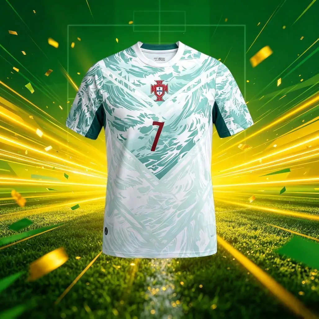 2026 Portugal Home Away 7# Cristiano Ronaldo Short Sleeve Soccer Jersey Fans Version Breathable