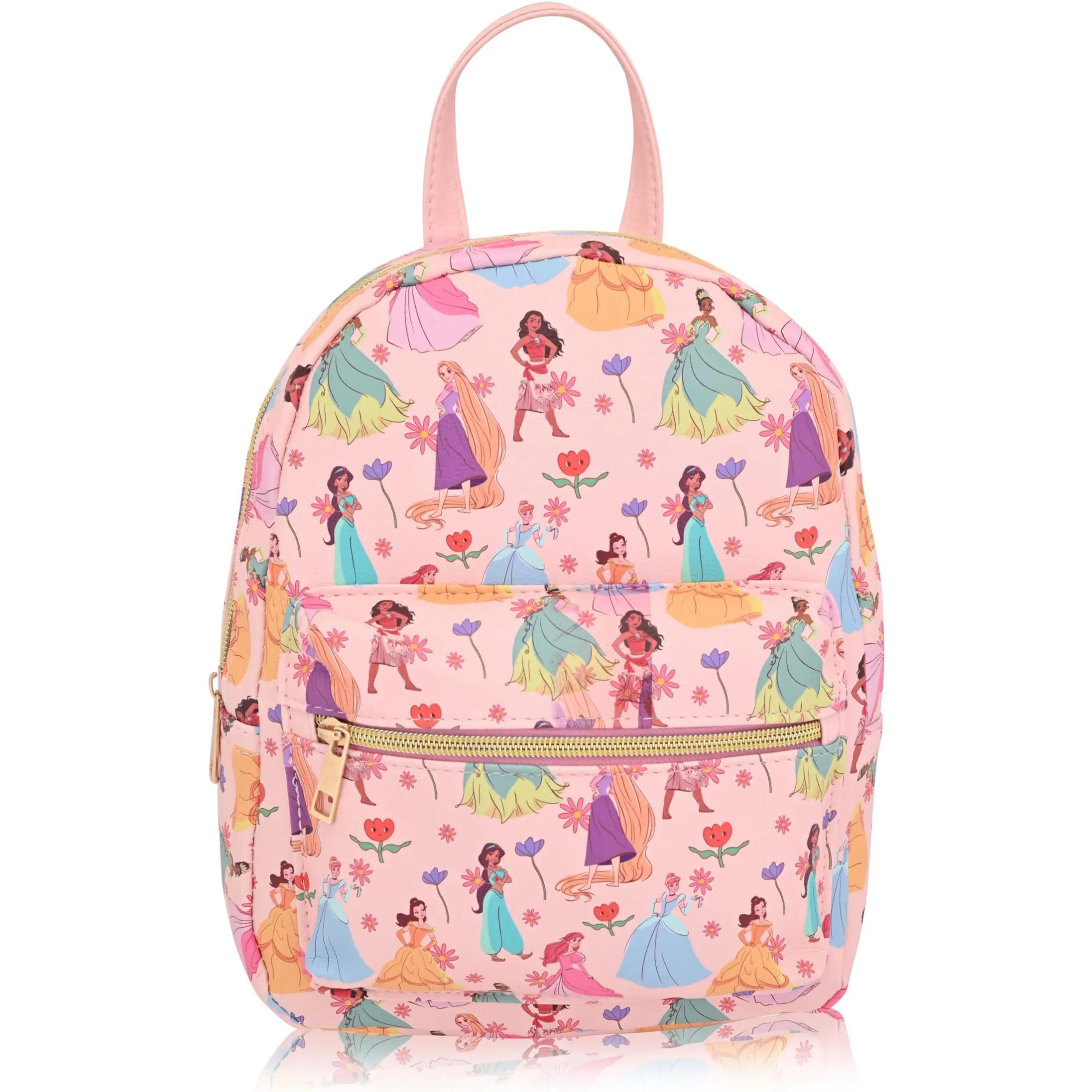 Fast Forward Princess Backpack | Cute PU Leather 10" Mini Backpack Purse | Princess Bag & Accessories