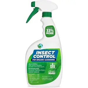 Insect Control for Plants Ready-to-Use 24 oz | Safe Outdoor & Indoor Plant Insecticide, Spider Mite, Aphid & Mealybug Killer - Effective Spray for Organic Garden & Household Plants
