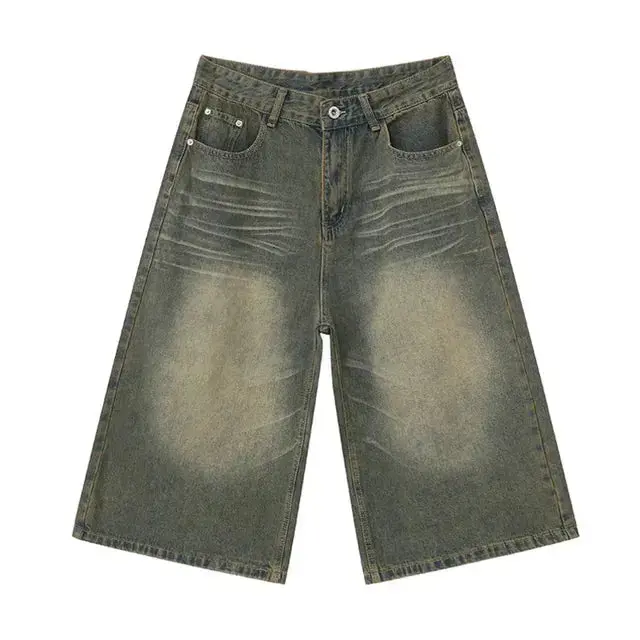 Green Desert Wash Baggy Long Jorts