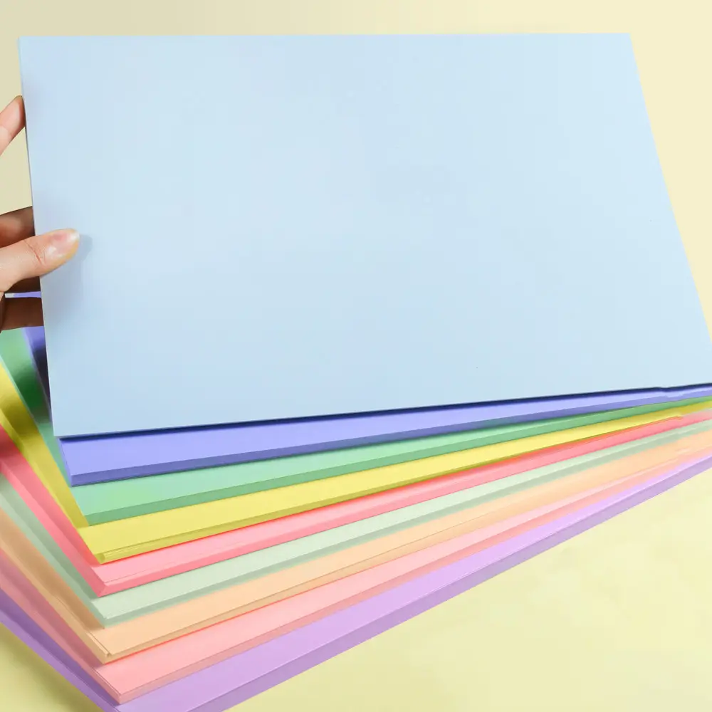 20 Sheets Of Macaron Colored Cardboard, A4 Size (8.26 * 11.69in), Thickness 200gsm, 10 Colors, Handmade Diy Crafts, Scrapbooking, Background Board, Painting, Material Tools, Handcraft
