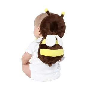 Baby Bee Design Headrest Pillow, Breathable Safety Head Protective Pad, Compact Baby Walking Headrest Pillow, Newborn Baby Travel Essentials