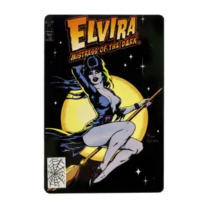 Elvira Comic Witch Novelty Fridge Magnet