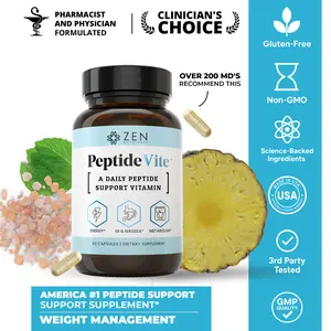 PeptideVite #1 Daily Peptide Support Vitamin for Nausea, Fatigue, and Support Supplement Dietary Edible