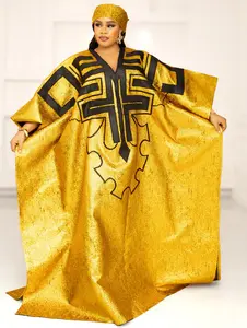 DYNASTY EMBROIDERED BROCADE (YELLOW GOLD)