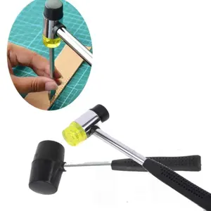 Ergonomic Non-Slip Rubber Hammer for Jewelry Making, Durable Scratch-Free Tool for Furniture Assembly & Repair, Ideal for Women & Kids