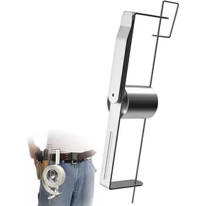 Drywall Tape Fixer, Iron Drywall Tape Reel, Heavy-Duty Powder Coated Steel Prevents Rust, Can Accommodate Up to 500 Feet of Tape, Quick-Load Fixing Pin Drywall Reel Lifter Suitable for Wall Corners