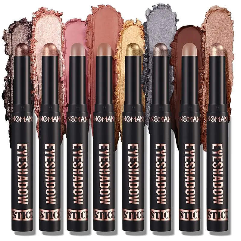 Long-lasting Multichrome Cosmetic Eyeshadow Stick (8 Counts/set), Eye Brightener Stick, Highlighter Makeup for A Flawless Look, Eye Shadow Sticks, Eye Makeup Products