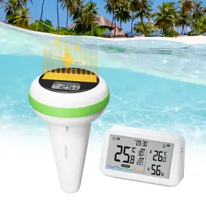 INKBIRD Smart Solar-Powered Pool Thermometer， Wireless Floating Thermometer w/ Real-Time Monitoring，IP68 Waterproof for Hot Tub Spa