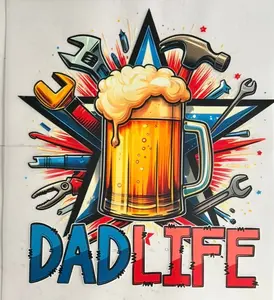 Dad Life Dtf Transfer